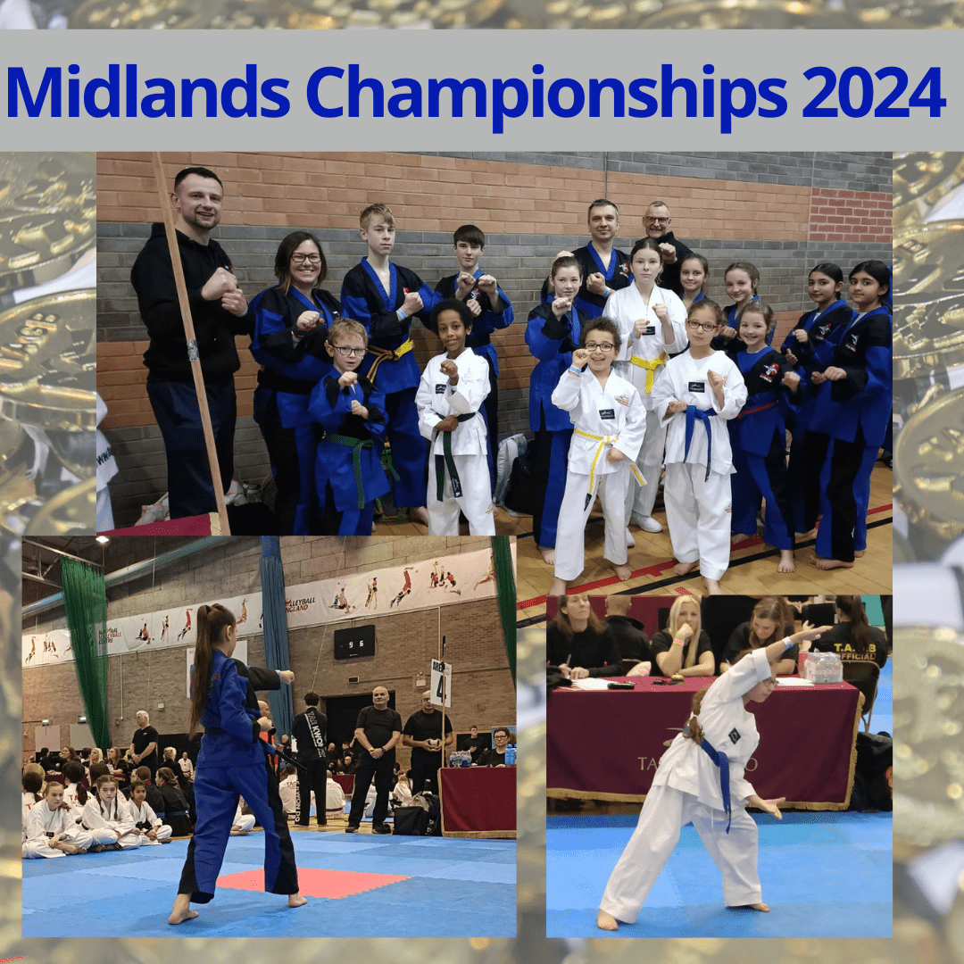 We're medal winners! TAGB Midlands Championships 2024 1st Taekwondo